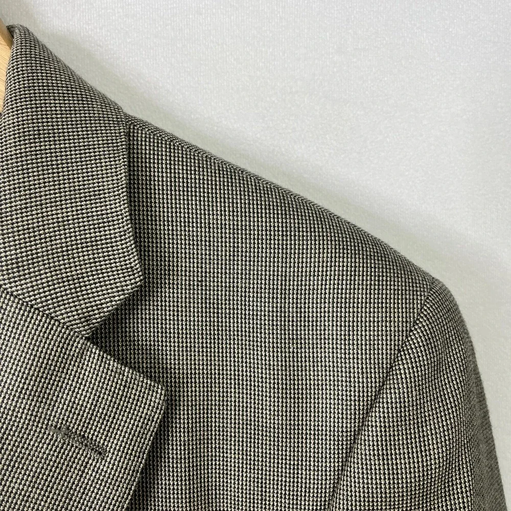 Ralph Lauren LRL Black Label Blazer 38R Slim Fit Silk Wool Sport Coat Gray